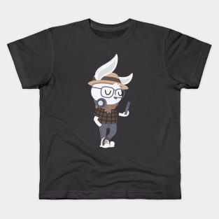 Hipster Bunny Kids T-Shirt